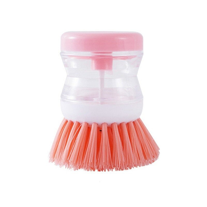 Automatic Kitchen Dish Brush with Liquid Dispenser