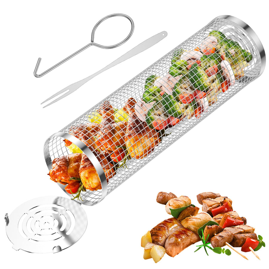 Stainless Steel BBQ Grill Basket